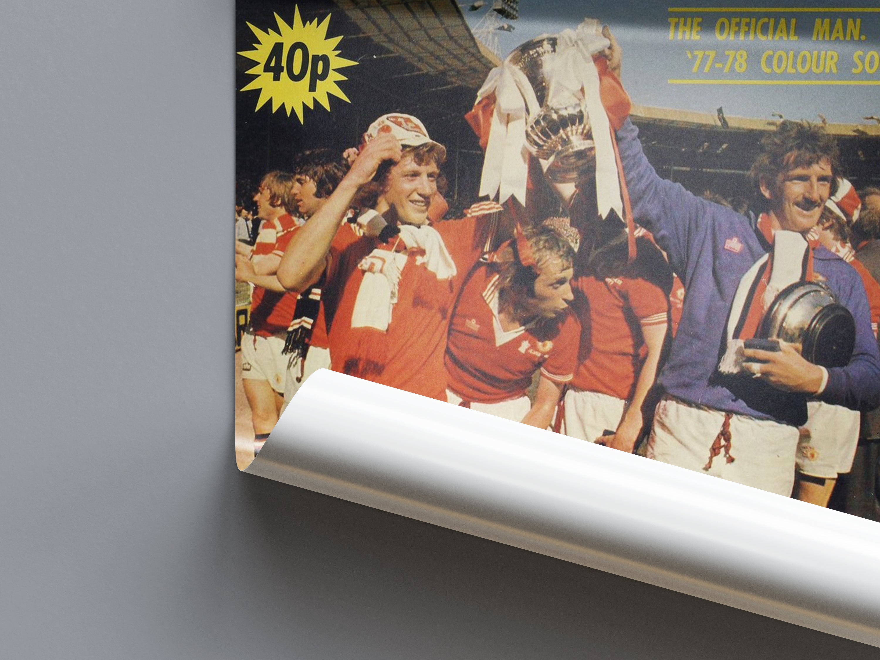 "United we Stand" - Classic Football Poster TheHistoryPrint