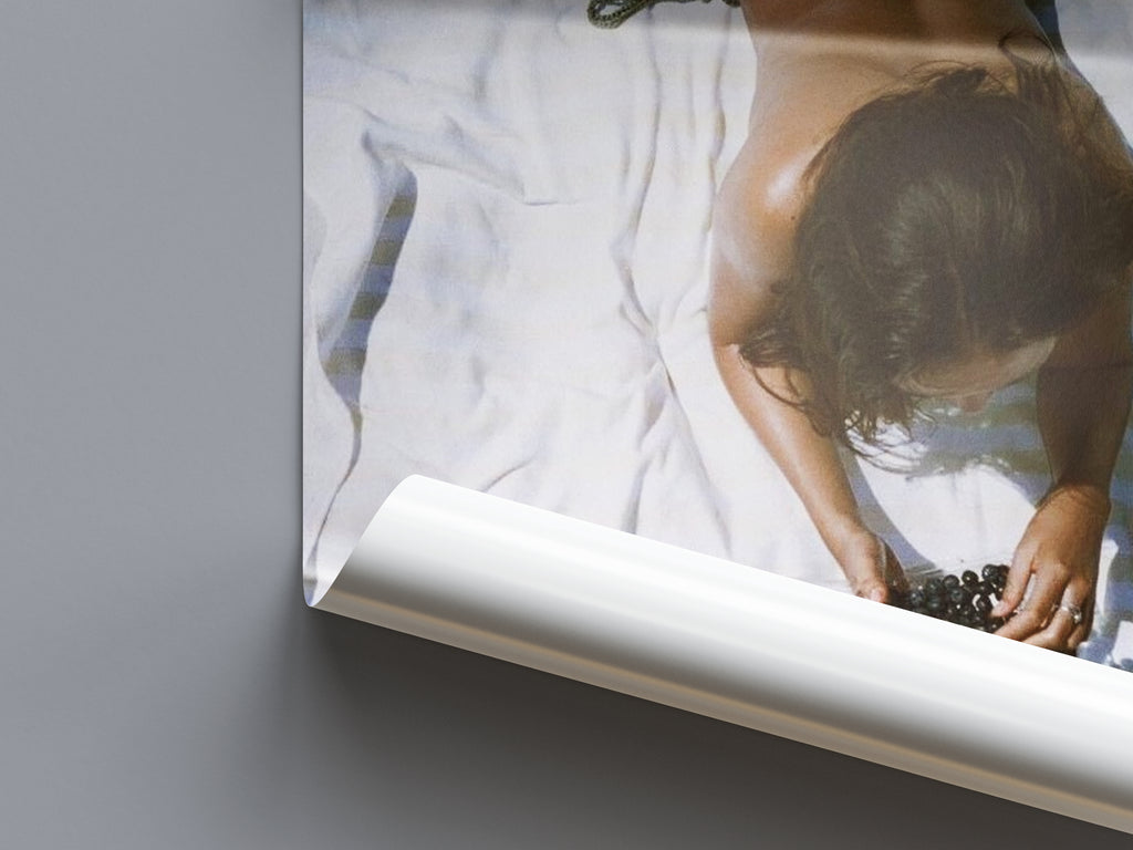 Beach Towel Tanning Magazine Print | Old Money Poster | Vintage Vogue Poster