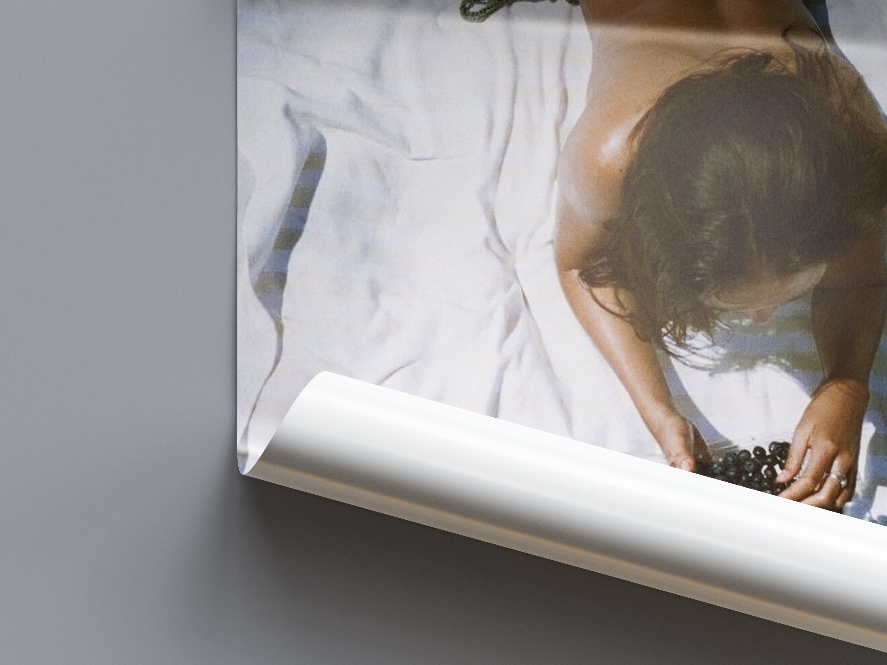 Beach Towel Tanning Magazine Print | Old Money Poster | Vintage Vogue Poster