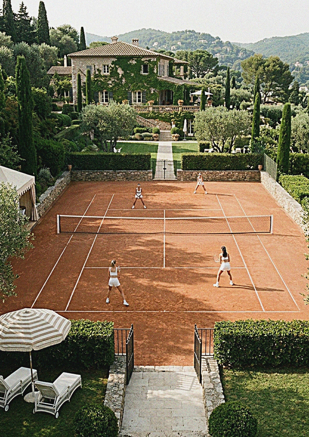 Old Money Tennis Match | Old-Money Collection | Old Money Aesthetic Poster TheHistoryPrint