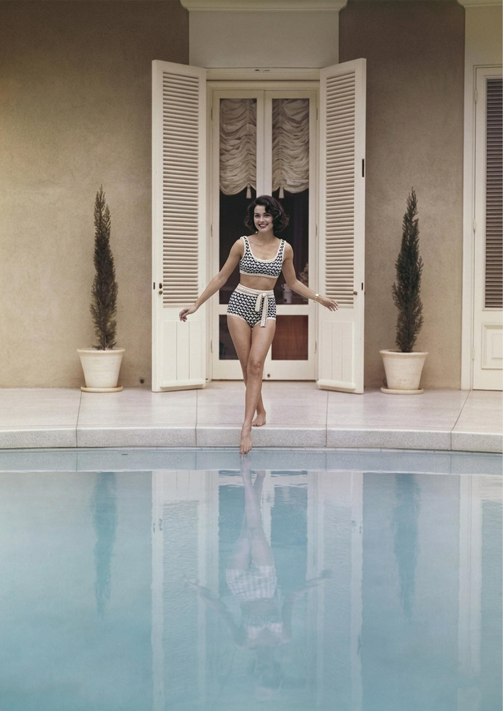Girls just want the Pool - Vintage Old Money | Old-Money Collection | Old Money Aesthetic Poster TheHistoryPrint