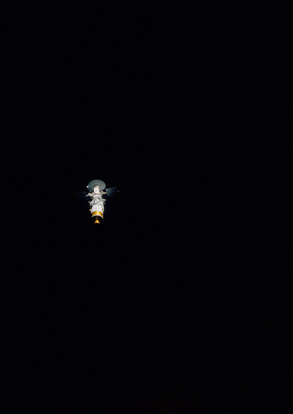 NASA Spacecraft Adrift in the Void — Vintage Aerospace Art Print | Space Photography Poster TheHistoryPrint