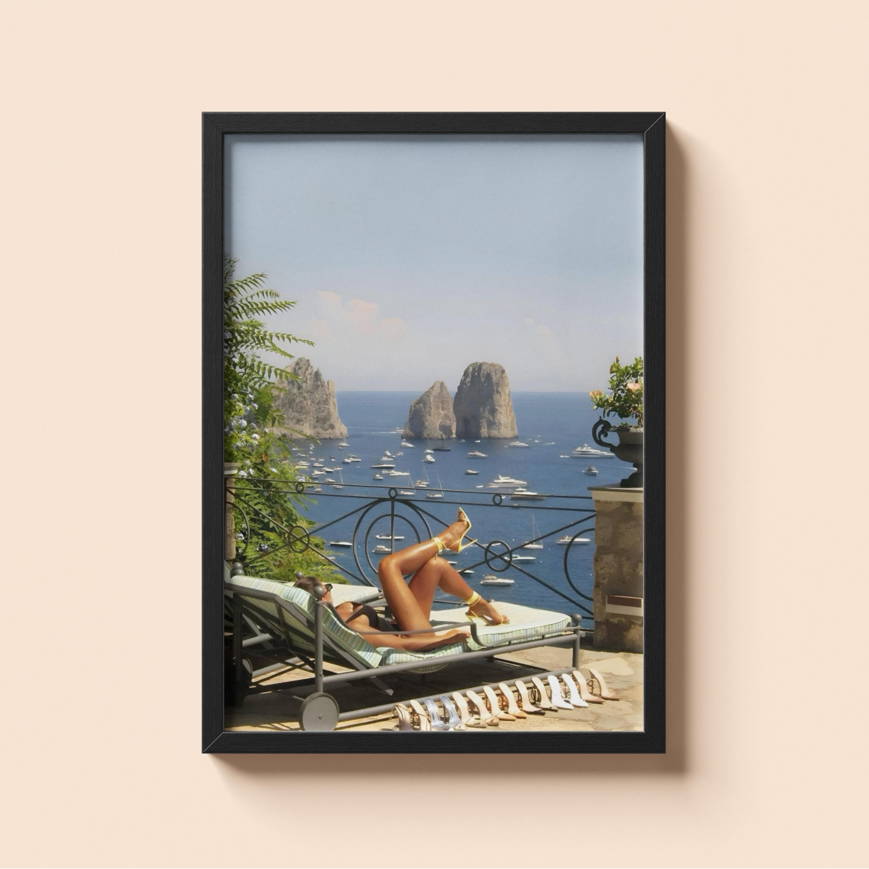 Beach Heels on the Capri - Vintage Old Money | Old-Money Collection | Old Money Aesthetic Poster