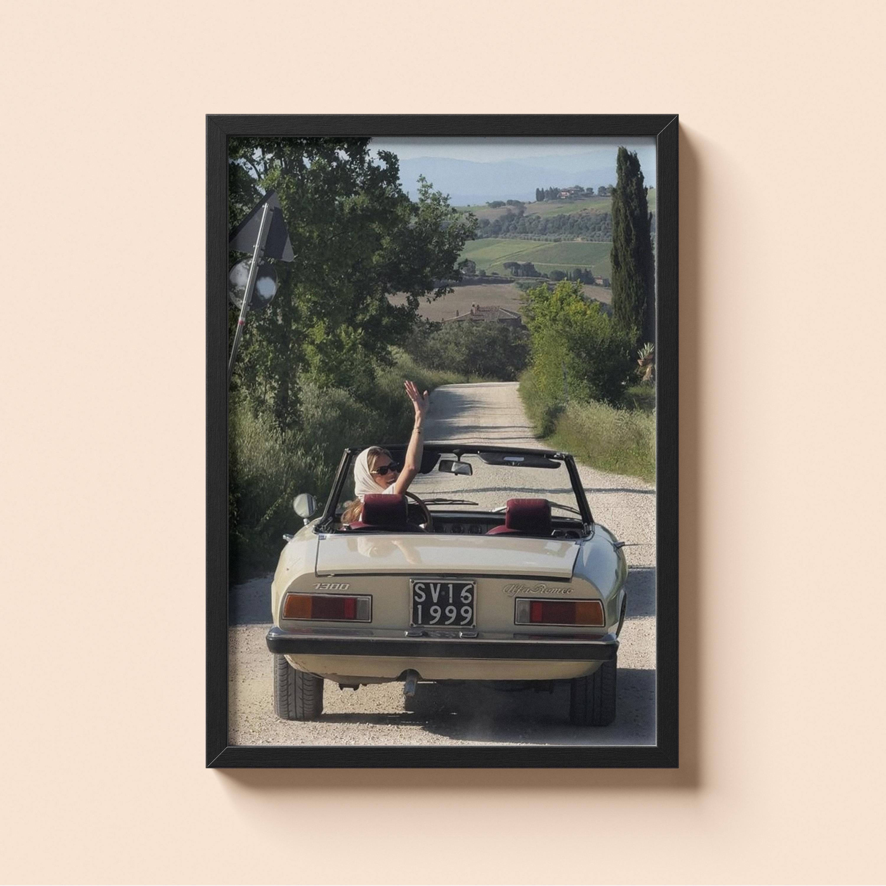 Alfa Romeo Tuscany Print | Vintage Old Money Poster | Country Club Decor