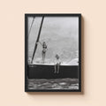 Girls on a Boat Print | Vintage Old Money Poster | Country Club Decor