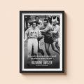 Kathrine Switzer Boston Marathon 1967 Print — Women's Running History Poster, Feminist Wall Art, Inspirational Gift for Runners