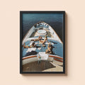 Girls on the Yacht - Vintage Old Money | Old-Money Collection | Old Money Aesthetic Poster