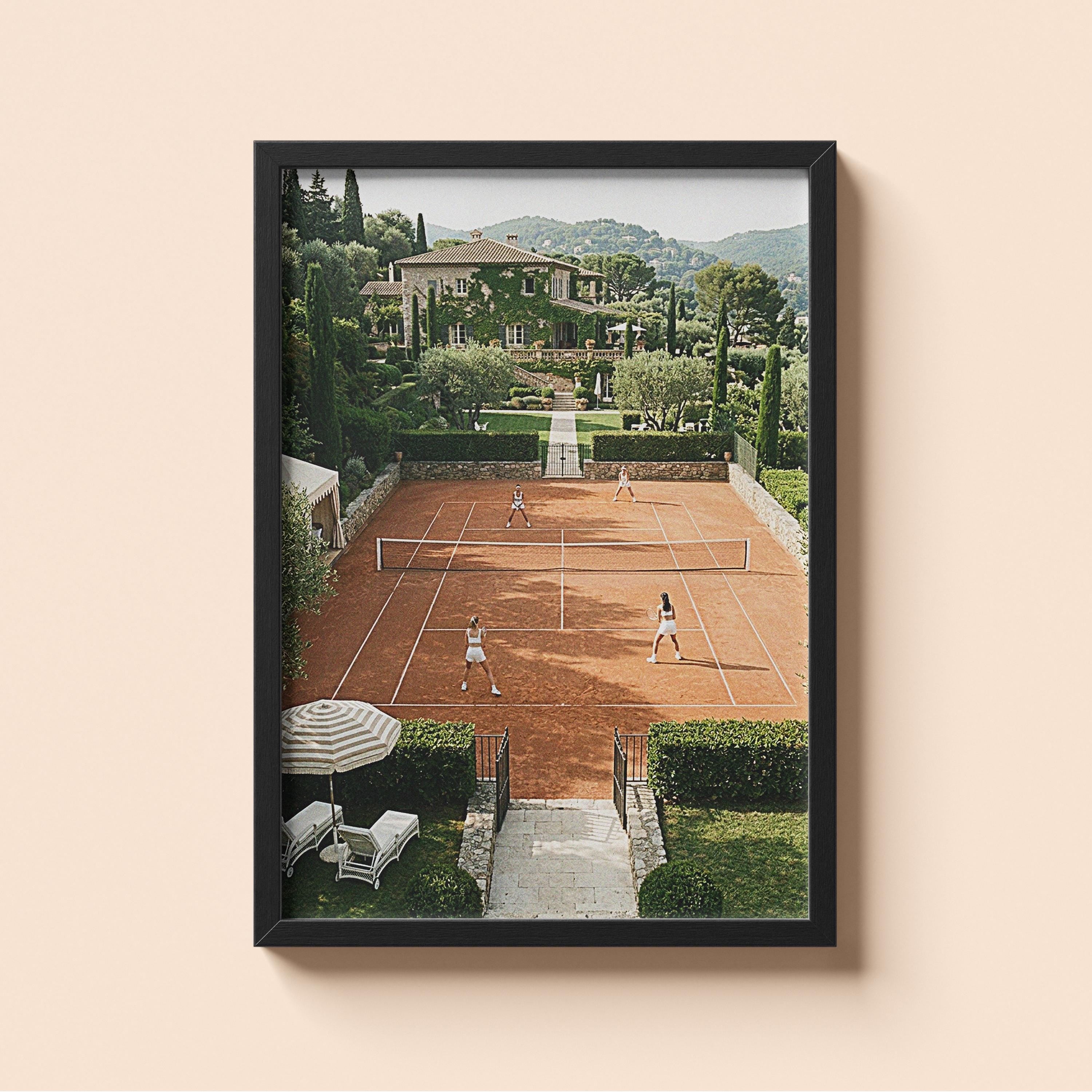 Old Money Tennis Match | Old-Money Collection | Old Money Aesthetic Poster