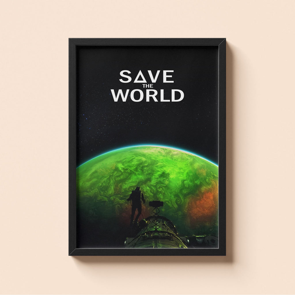 Save the World — Project Hail Mary Inspired Art Print | Sci-Fi Space Poster