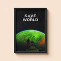 Save the World — Project Hail Mary Inspired Art Print | Sci-Fi Space Poster