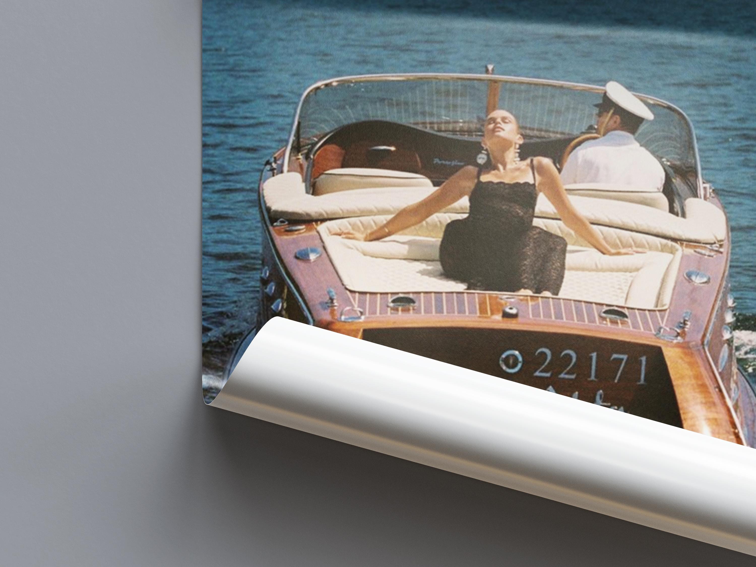 La Dolce Vita Boat Print | Vintage Old Money Poster | Country Club Decor