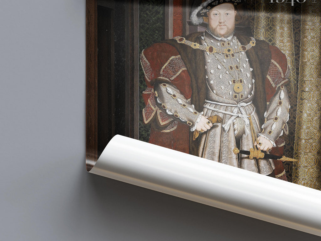 Historical Vogue Henry VIII Poster | Tudor Poster | Magazine Cover Print