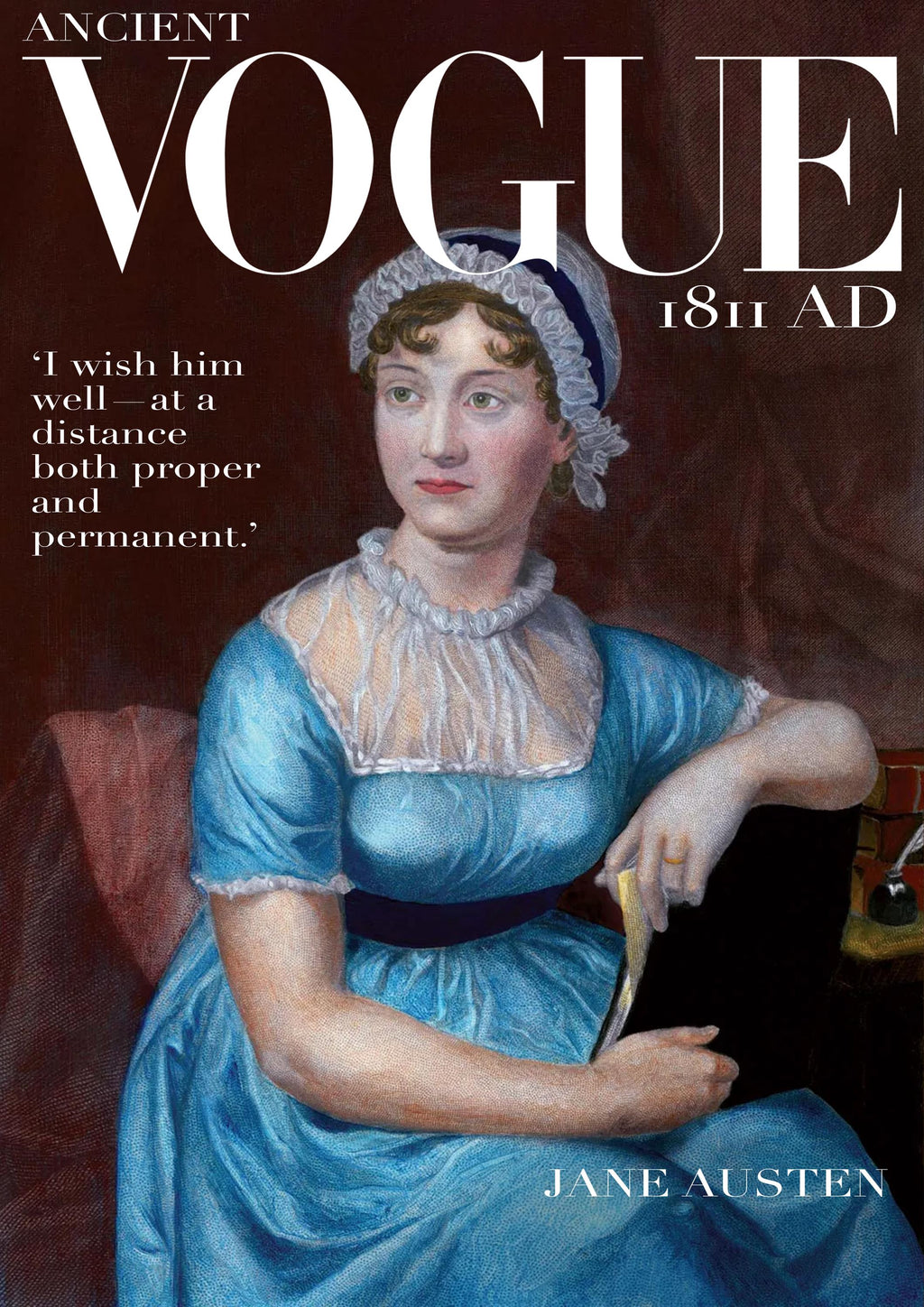Historical Vogue Jane Austen Poster | Georgian Poster | Magazine Cover Print