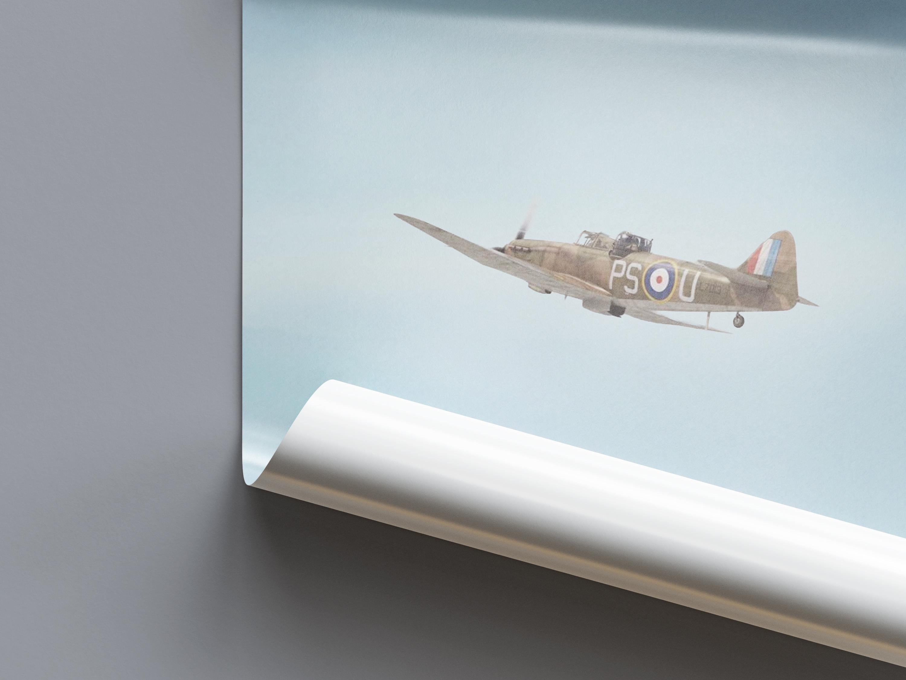 Boulton Paul Defiant Mk I — Vintage RAF Aviation Art Print | WW2 Minimalist Poster
