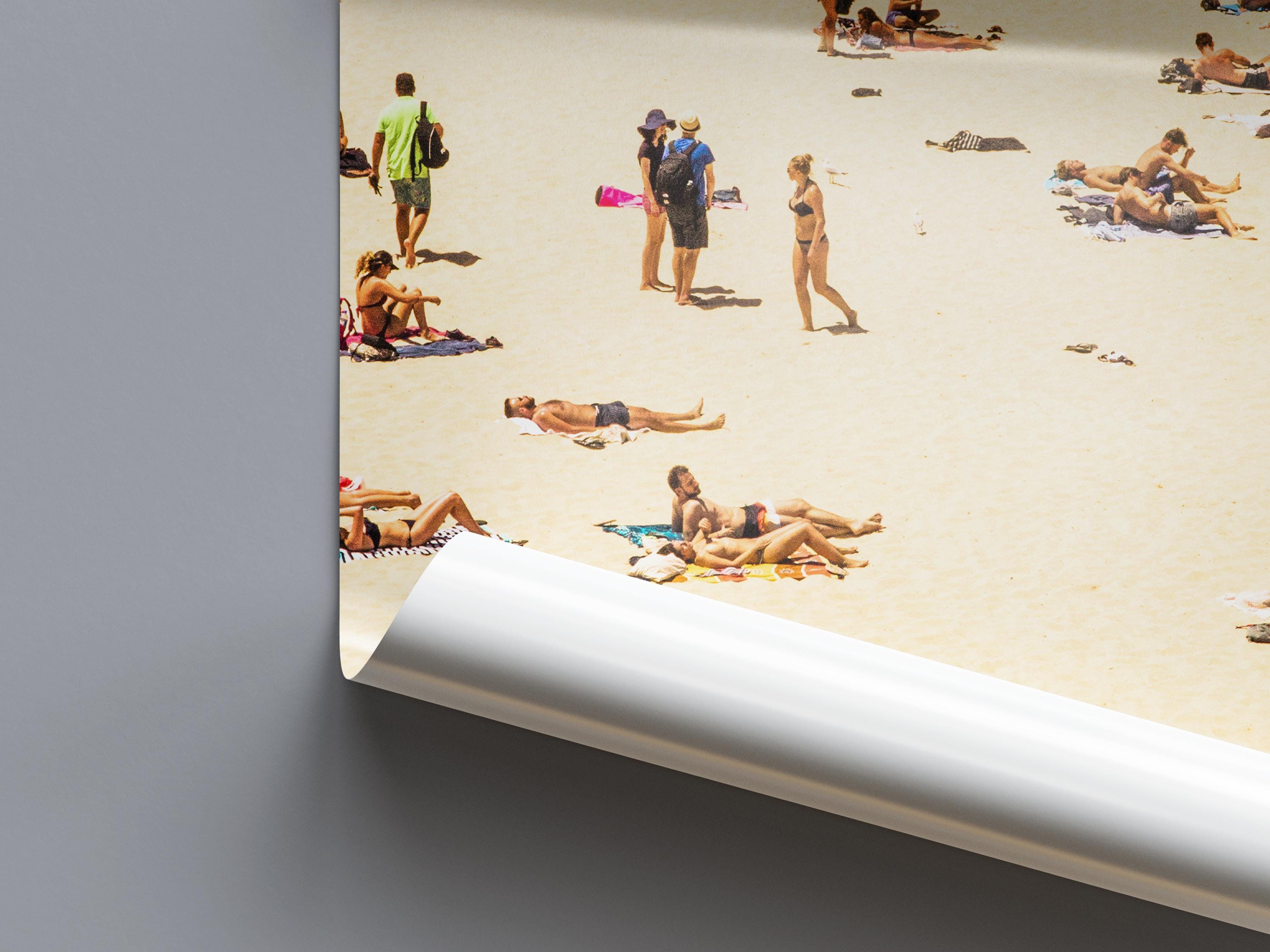 At the Beach Print | Old Money Poster | Vintage Vogue Poster
