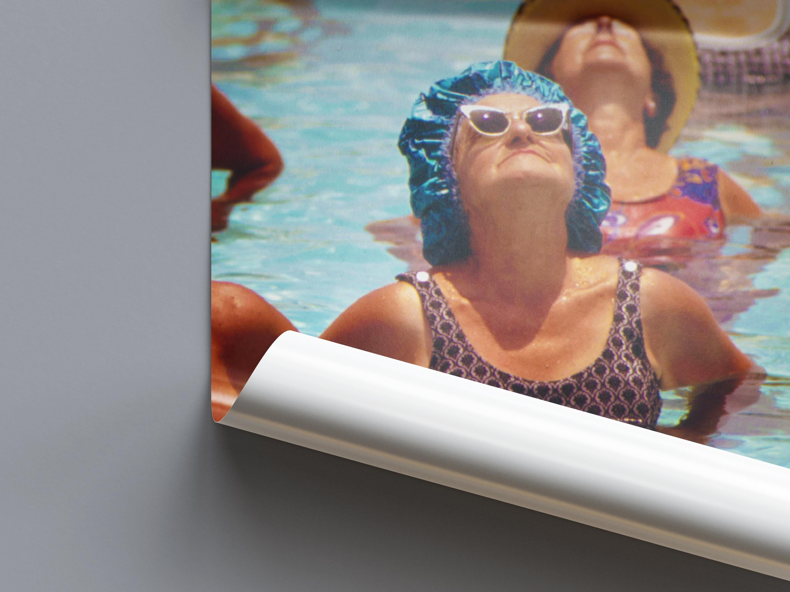 Lady At the Pool Print | Old Money Poster | Vintage Vogue Poster