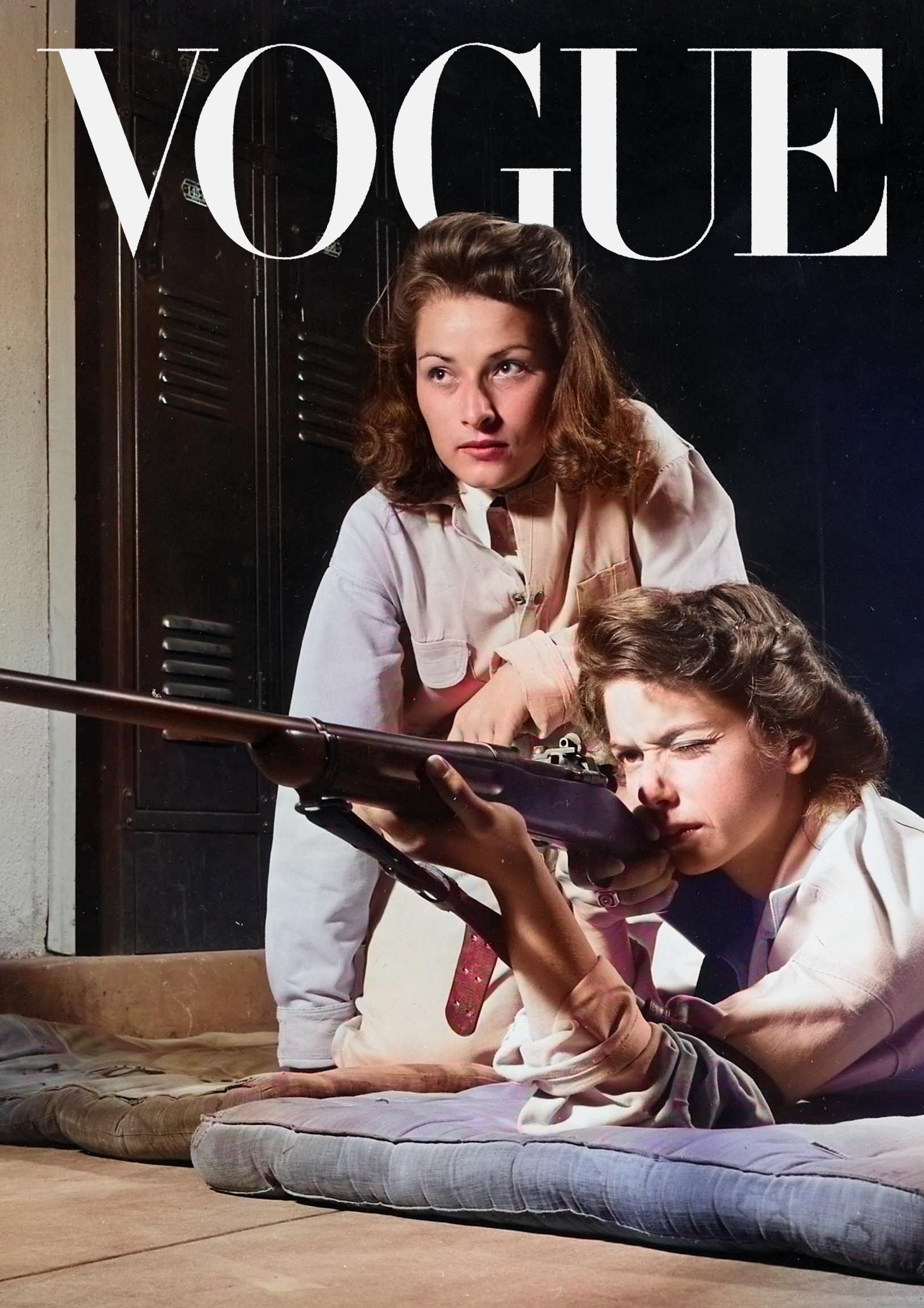 Girls Shooting School Print | Old Money Poster | Vintage Vogue Poster