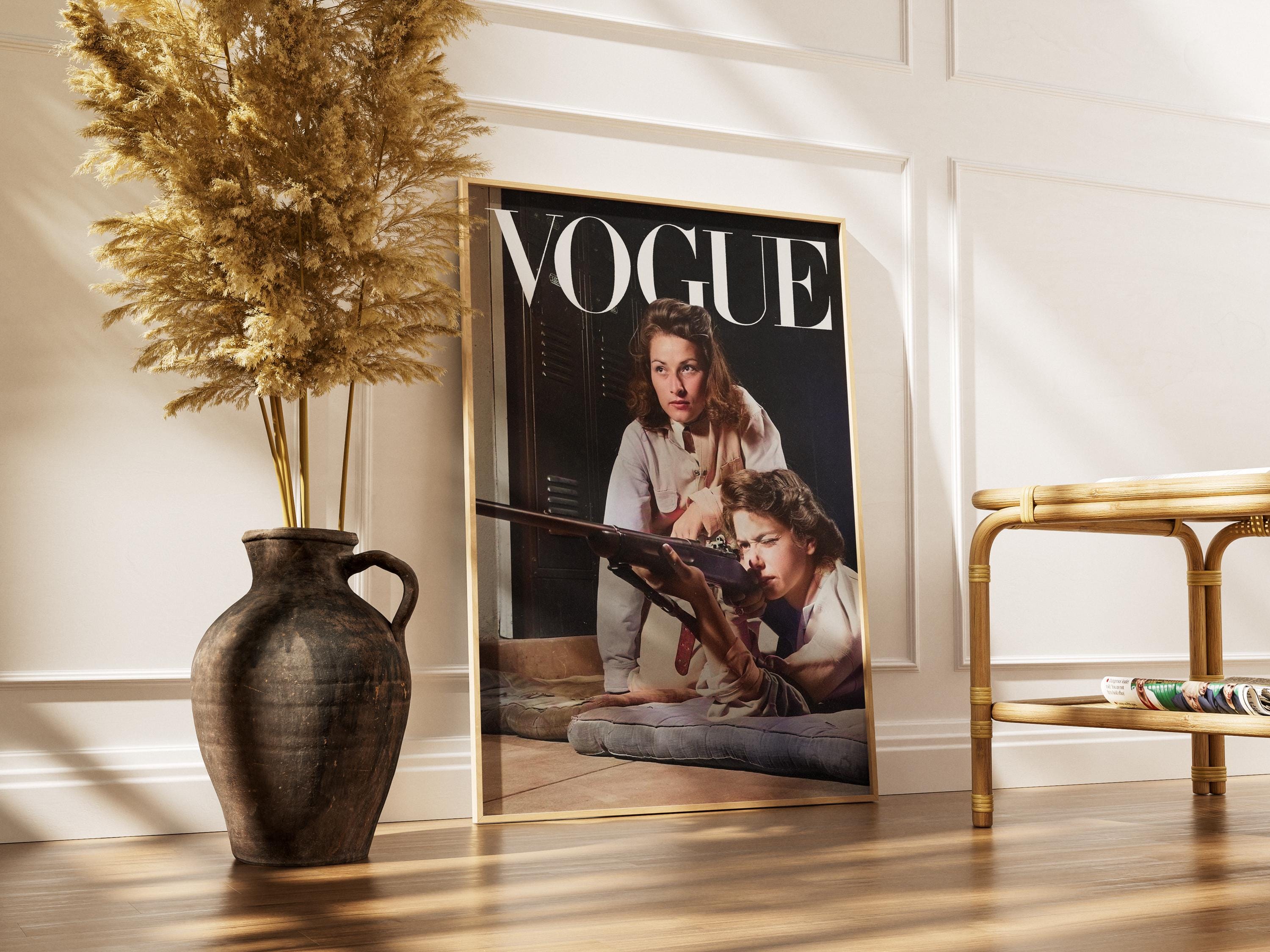 Girls Shooting School Print | Old Money Poster | Vintage Vogue Poster