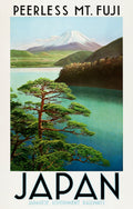 "Peerless Mt. Fuji – Japan" Japanese Government Railways - Classic Vintage Travel Poster TheHistoryPrint