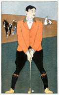 Vintage Golfer Illustration (c.1900s) - Classic Edwardian Sport Poster TheHistoryPrint