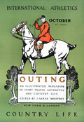 "Outing – International Athletics" Magazine Cover (c.1900s) - Classic Vintage Poster TheHistoryPrint