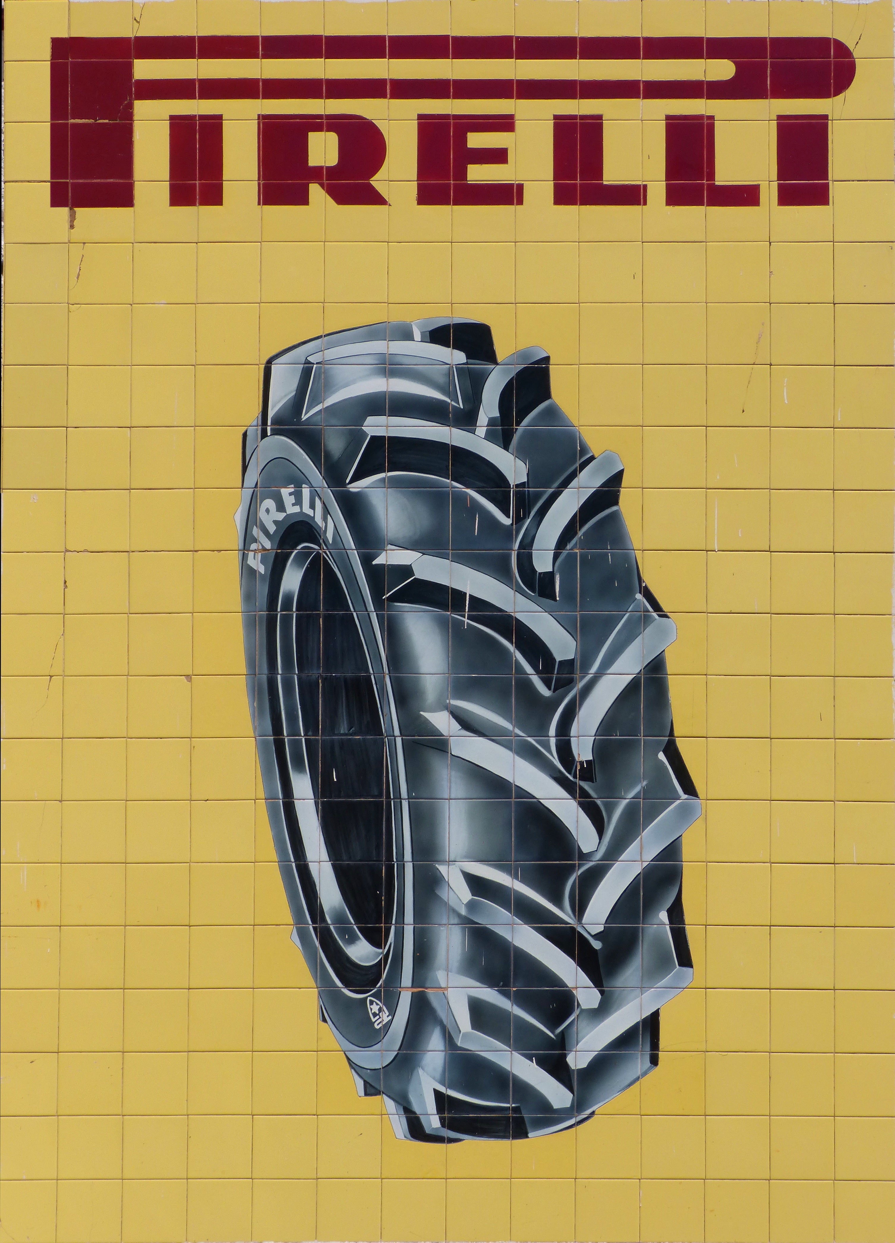 Pirelli Tires – Vintage Advertising Poster (c.1950s) - Classic Poster TheHistoryPrint