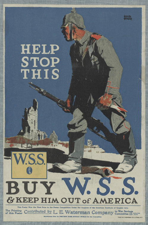 "Buy War Bonds & Keep Him Out of America" - WW2 War Bond Poster TheHistoryPrint