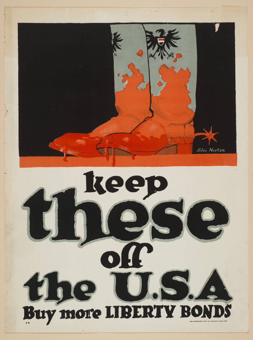 "Take the U.S.A. — Buy More Liberty Bonds" - WW1 American Liberty Bond Poster TheHistoryPrint