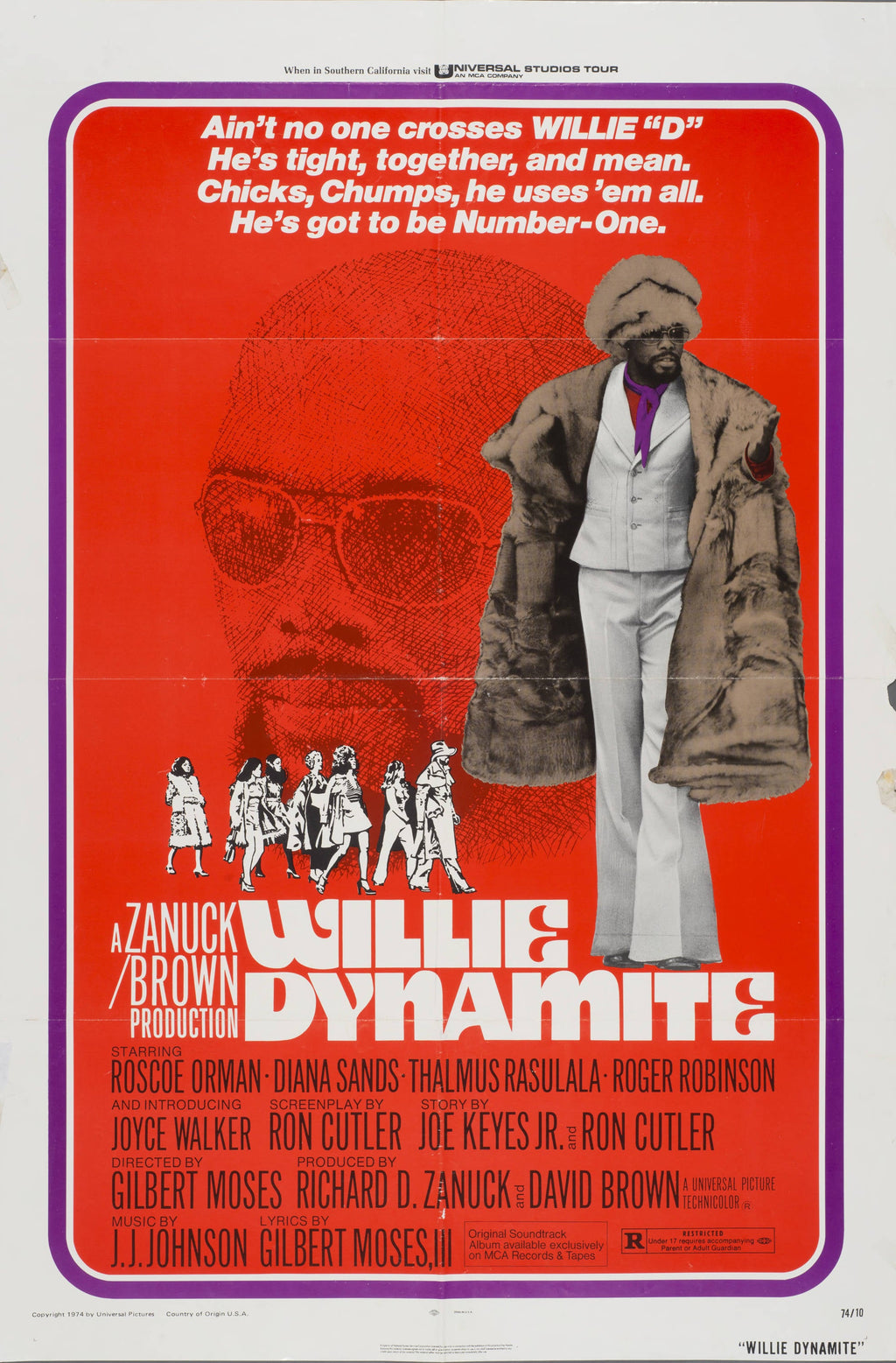 "Willie Dynamite" - Classic Movie Poster TheHistoryPrint