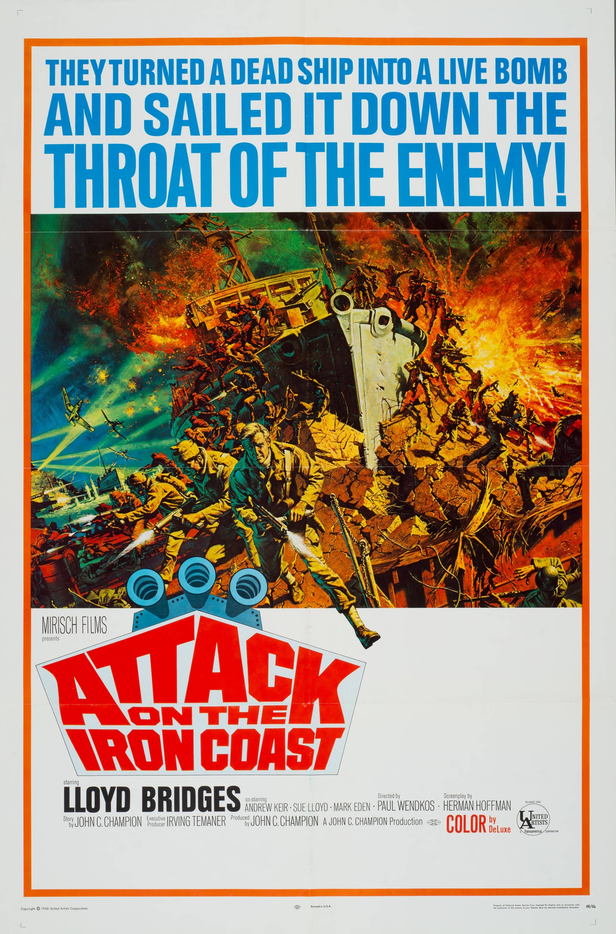 "Attack on the Iron Coast" - Classic Movie Poster TheHistoryPrint
