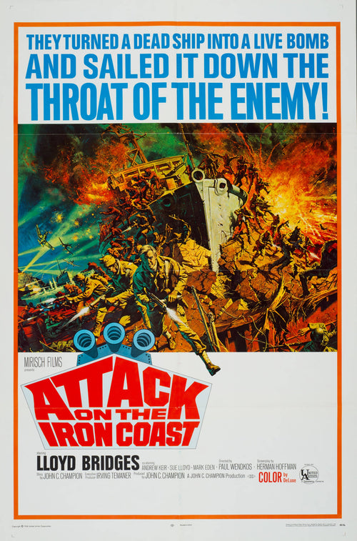 "Attack on the Iron Coast" - Classic Movie Poster TheHistoryPrint