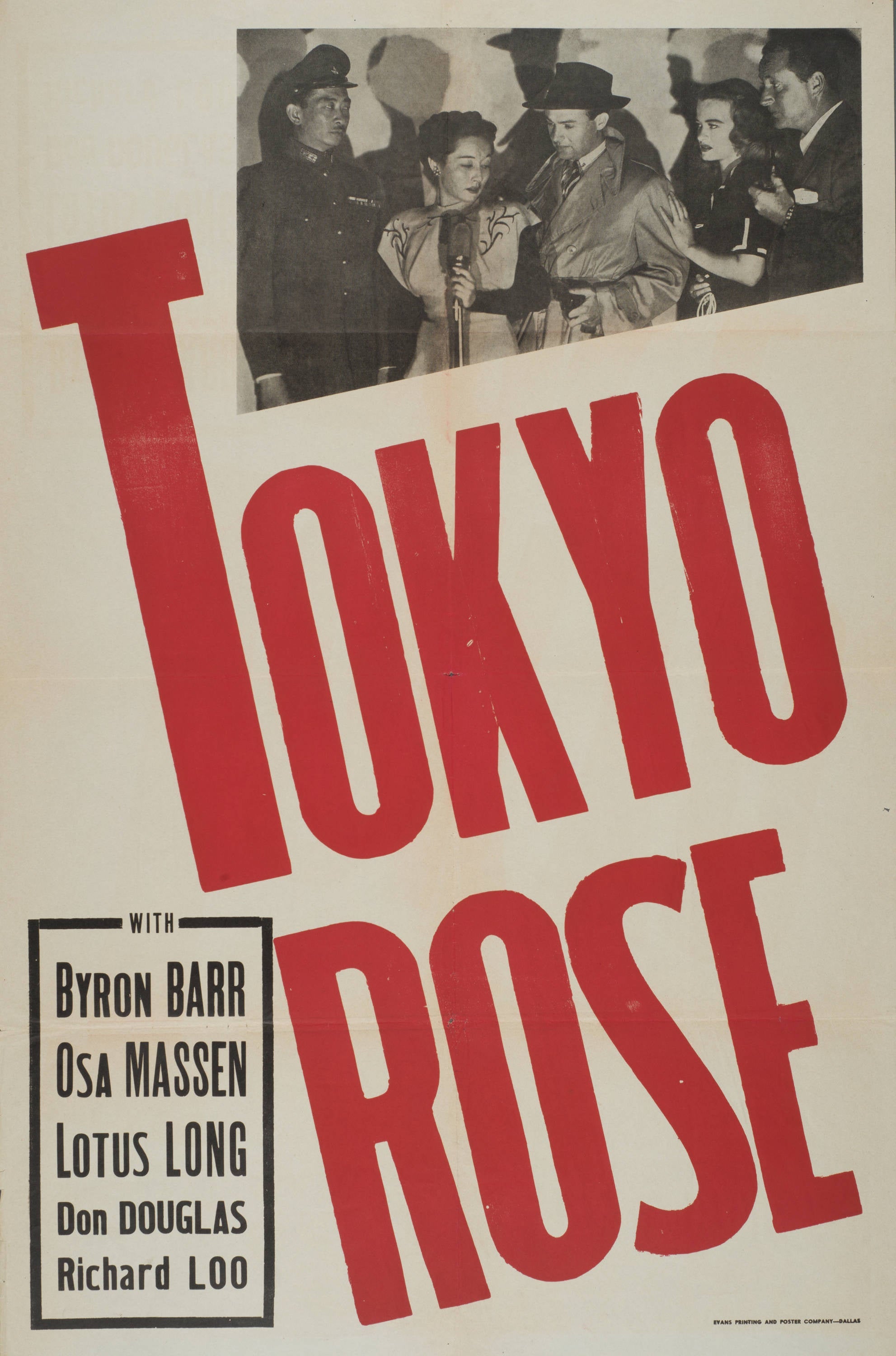 "Tokyo Rose" - Classic Movie Poster TheHistoryPrint