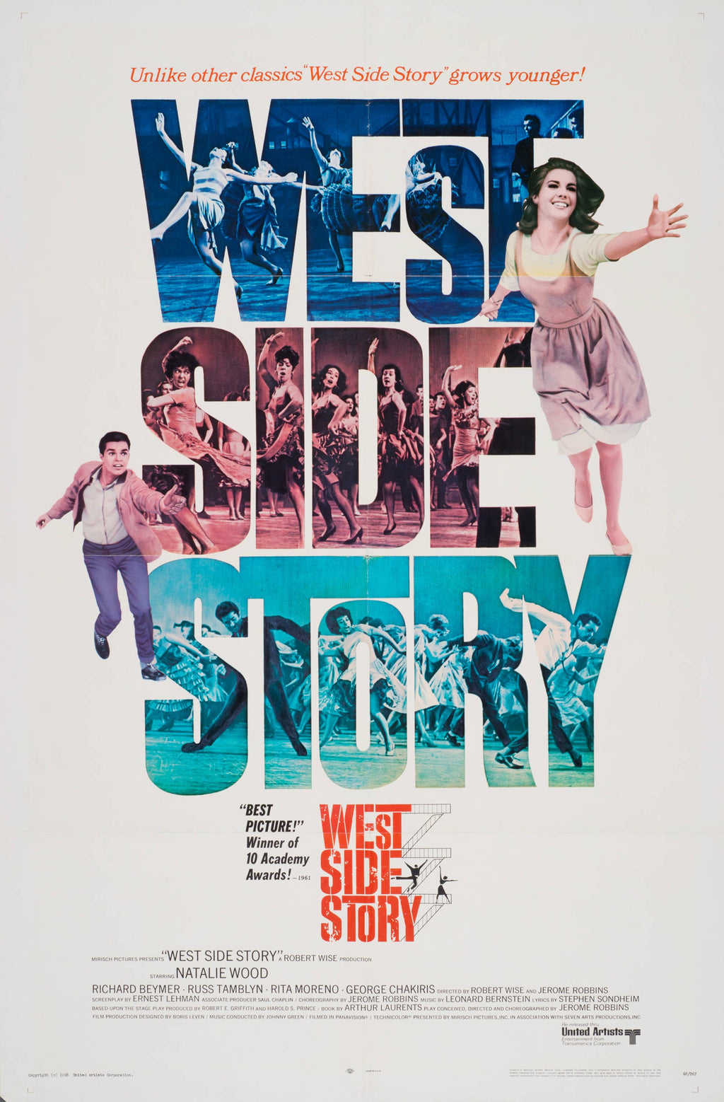 "West Side Story" (1961) Photo Version - Classic Movie Poster TheHistoryPrint