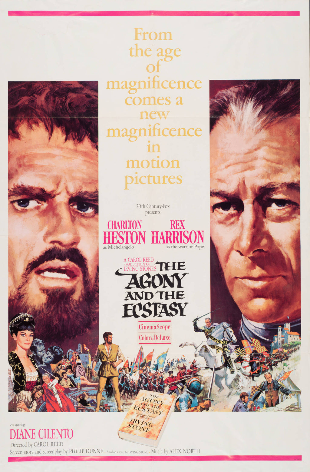 "The Agony and the Ecstasy" (1965) - Classic Movie Poster TheHistoryPrint