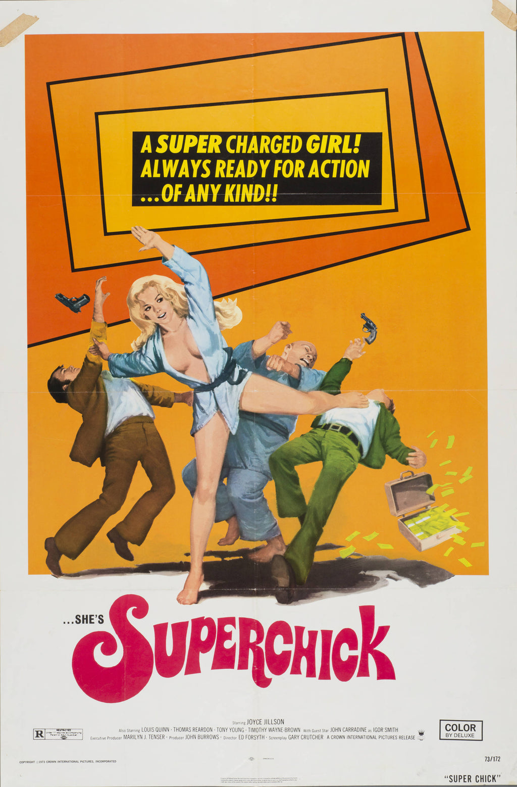"Superchick" (1973) - Classic Movie Poster TheHistoryPrint