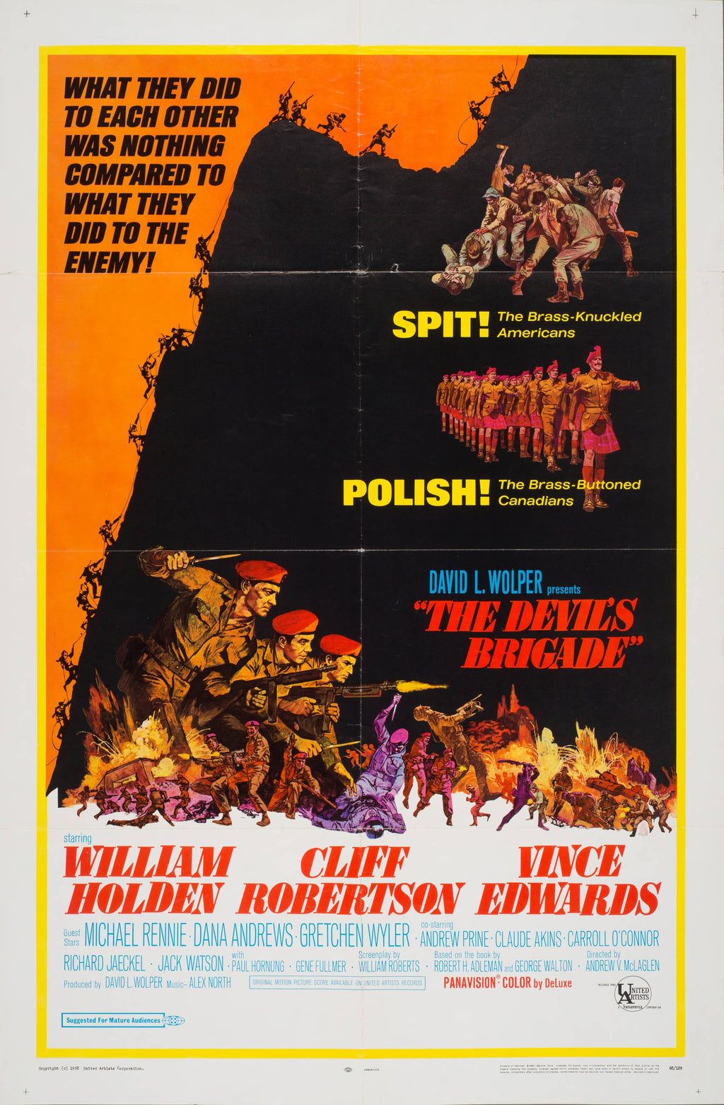 "The Devils Brigade" - Classic Movie Poster TheHistoryPrint