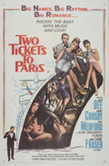 "Two Tickets to Paris" (1962) - Classic Movie Poster TheHistoryPrint