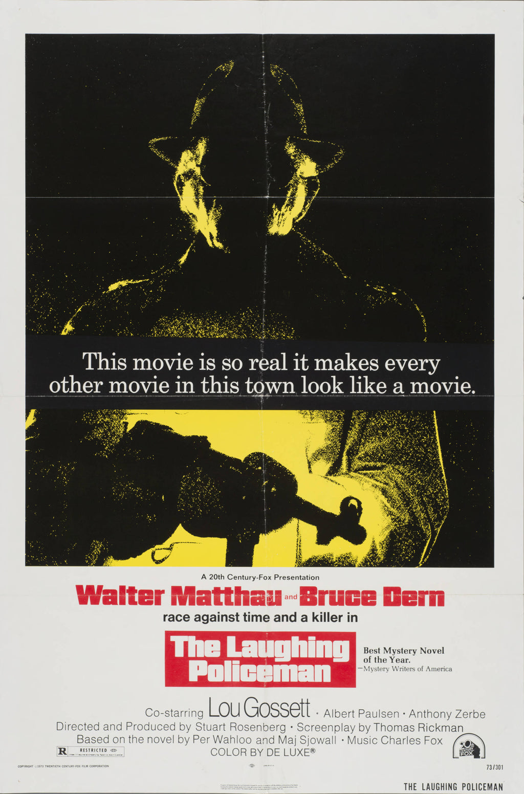 "The Laughing Policeman" (1973) - Classic Movie Poster TheHistoryPrint