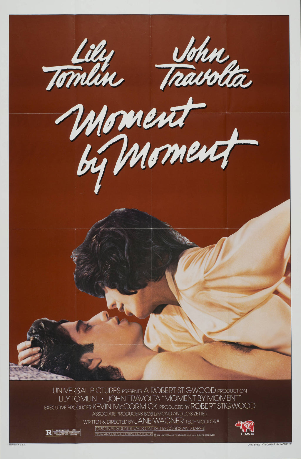"Moment by Moment" (1978) - Classic Movie Poster TheHistoryPrint