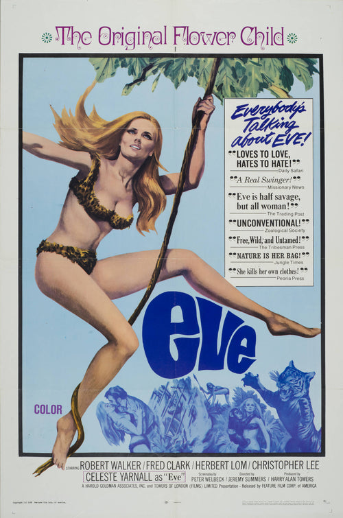 "Eve" (1968) - Classic Movie Poster TheHistoryPrint