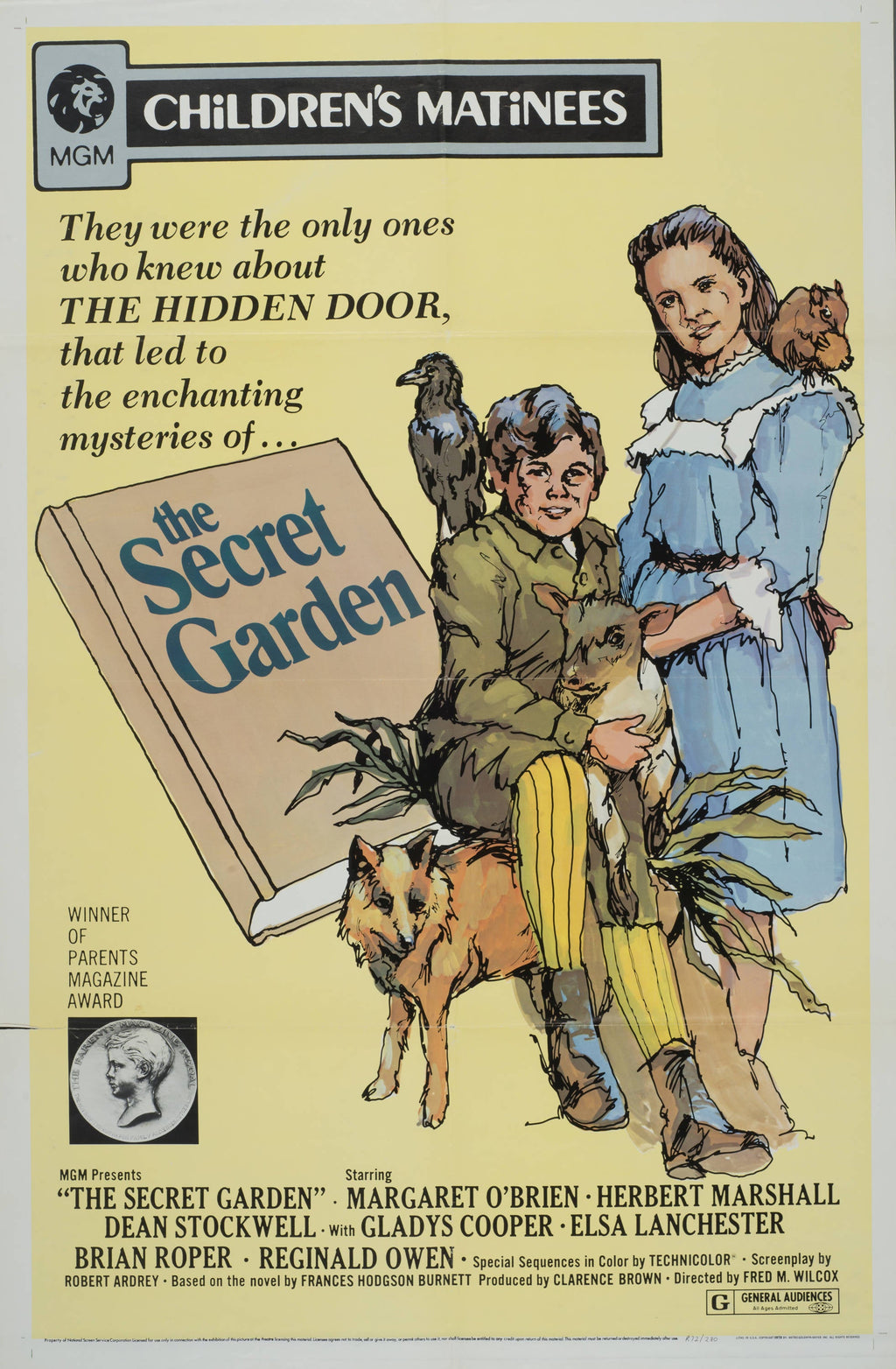 "The Secret Garden" (1949) MGM - Classic Movie Poster TheHistoryPrint