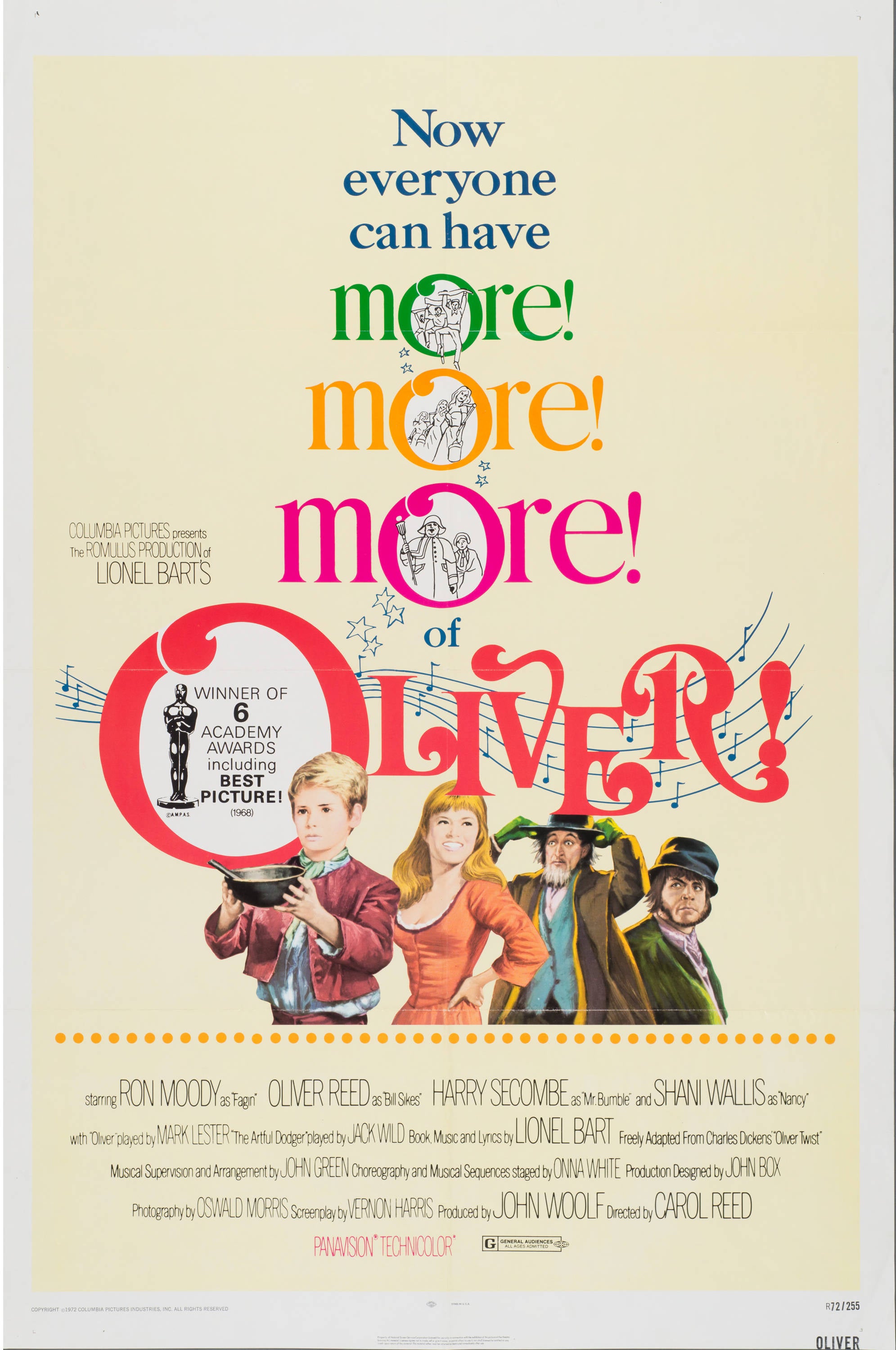"Oliver!" (1968) - Classic Movie Poster TheHistoryPrint