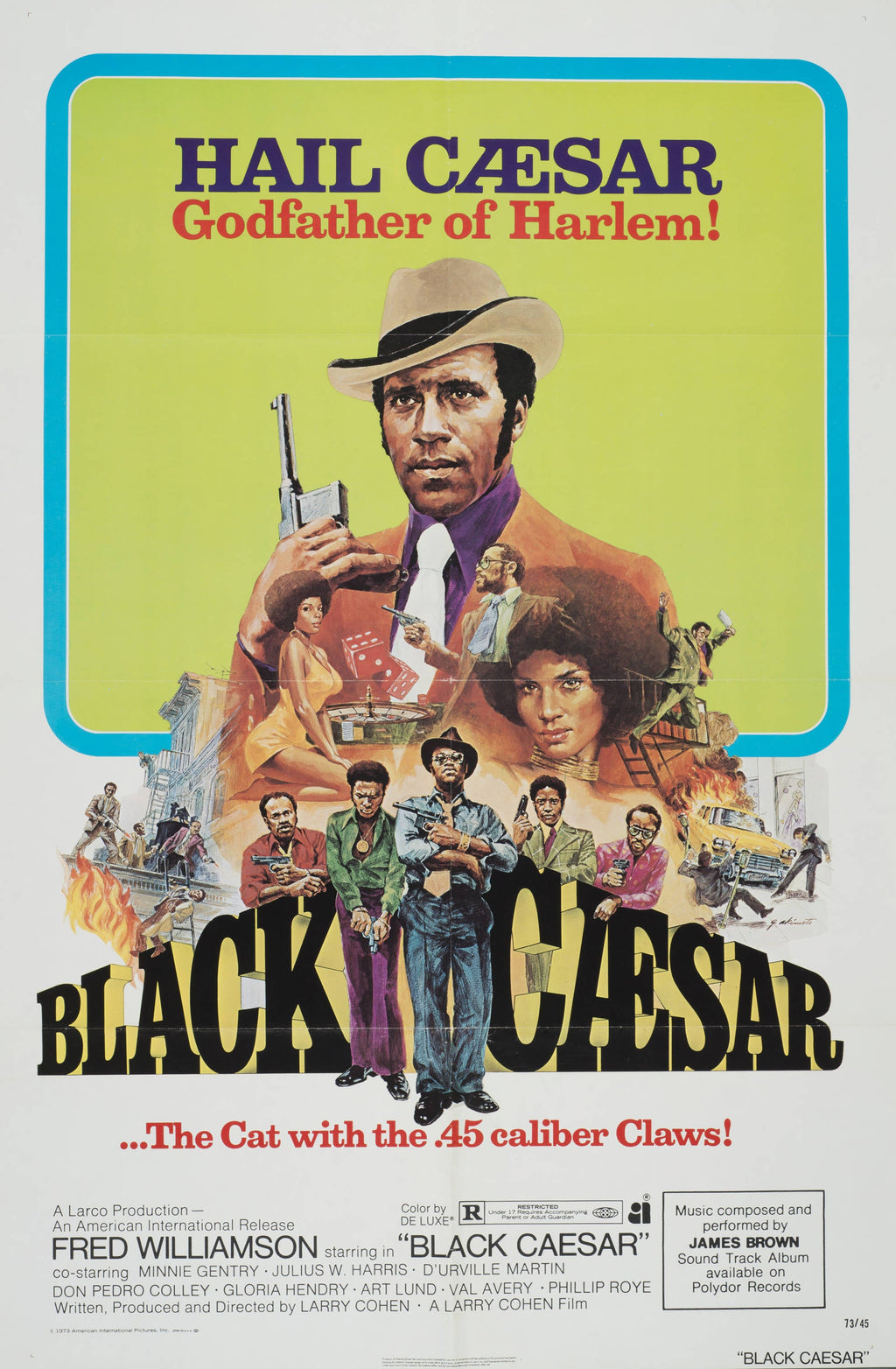 "Black Caesar" (1973) - Classic Movie Poster TheHistoryPrint