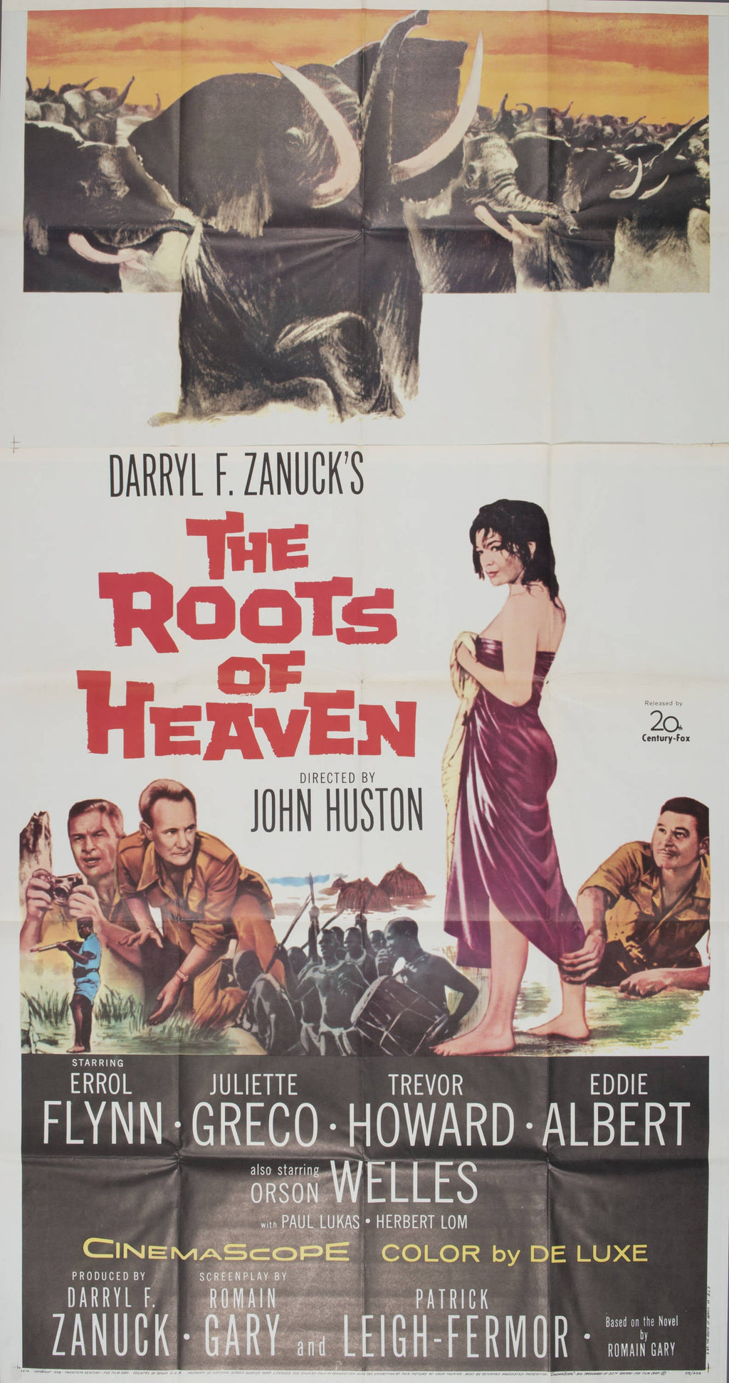 "The Roots of Heaven" (1958) - Classic Movie Poster TheHistoryPrint