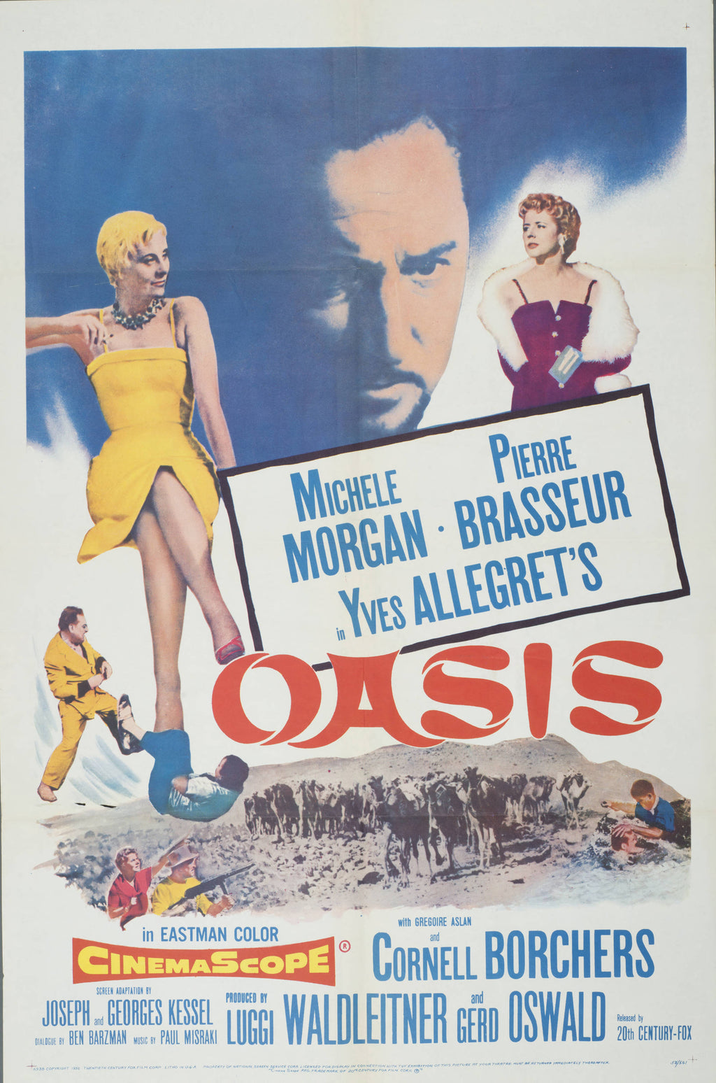 "Oasis" (1955) - Classic Movie Poster TheHistoryPrint