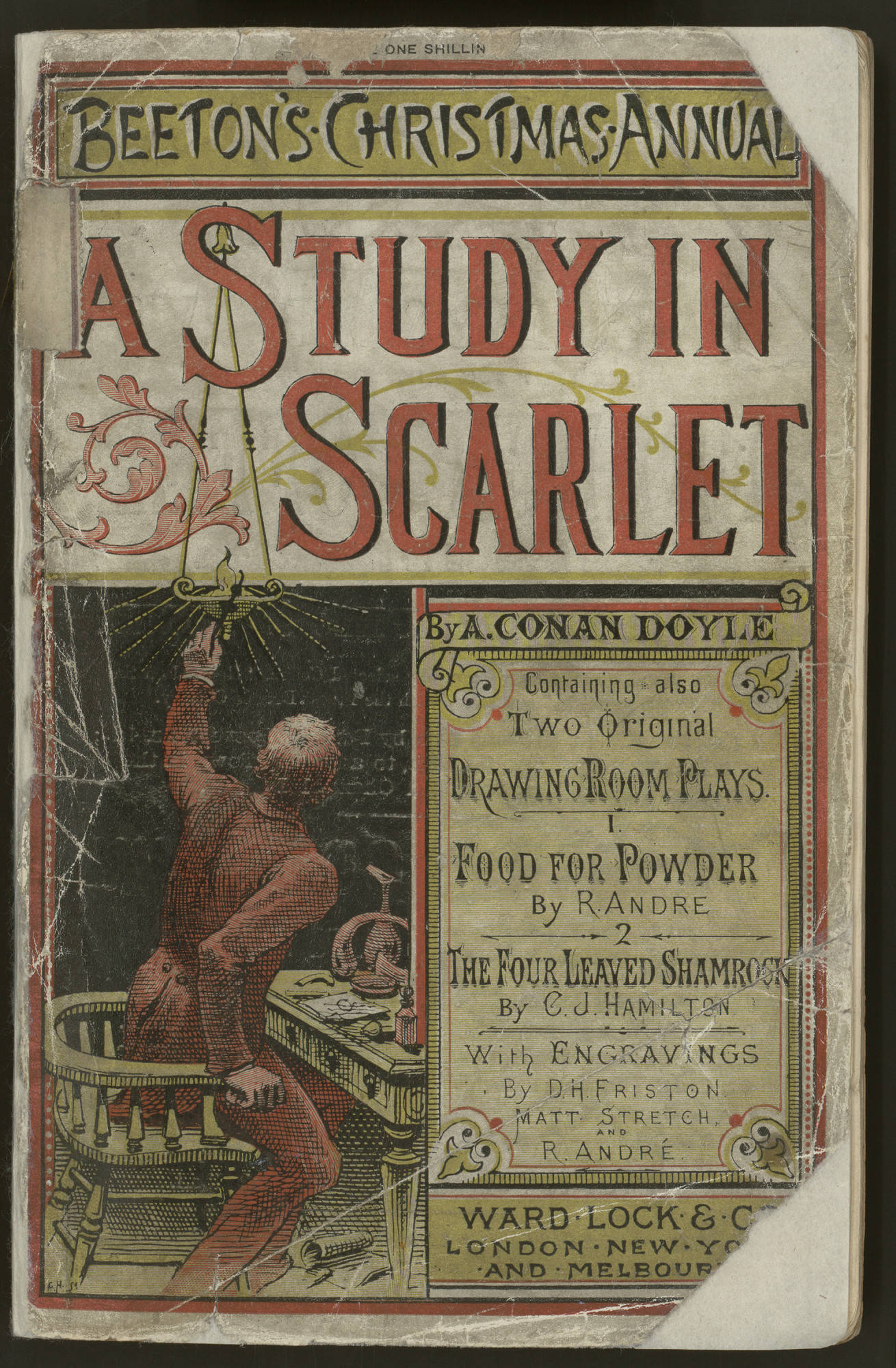 "Beeton's Christmas Annual: A Study in Scarlet" by A. Conan Doyle (1887) - Classic Literary Fine Art Print TheHistoryPrint