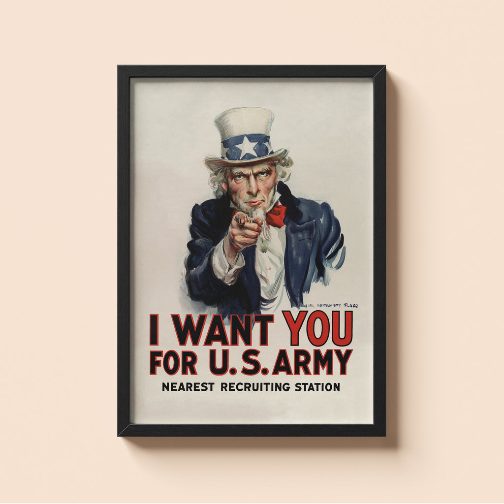 "I Want You" - US WW2 Propaganda Poster