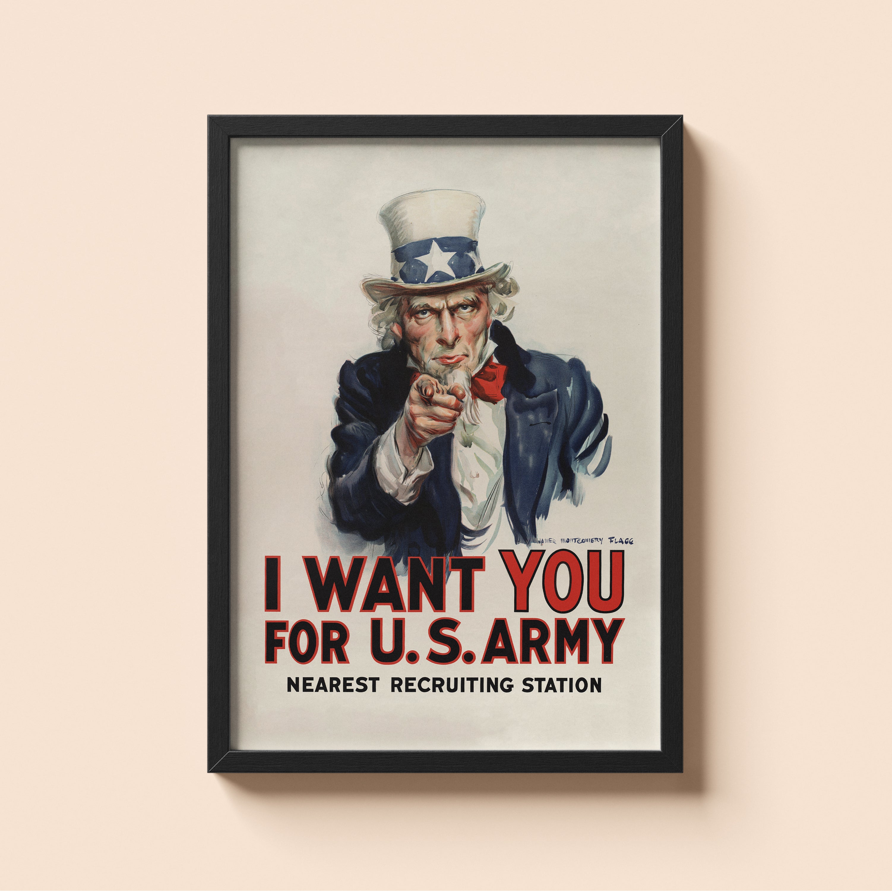 "I Want You" - US WW2 Propaganda Poster