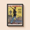 "US Marines" - US WW2 Propaganda Poster